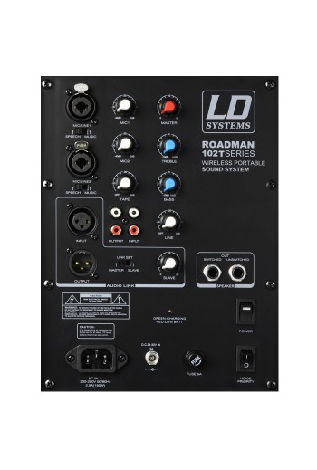 Equipo portátil a batería LD Systems Roadman 102